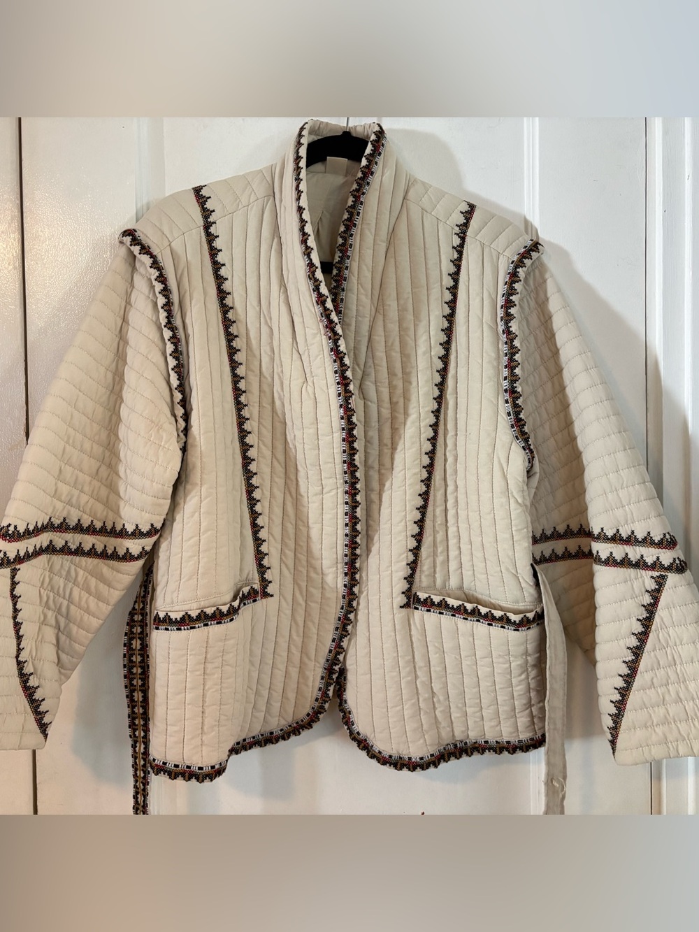 Magaschoni Quilted Statement Jacket